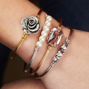 Luca + Danni Gemstone Bangle Bracelet